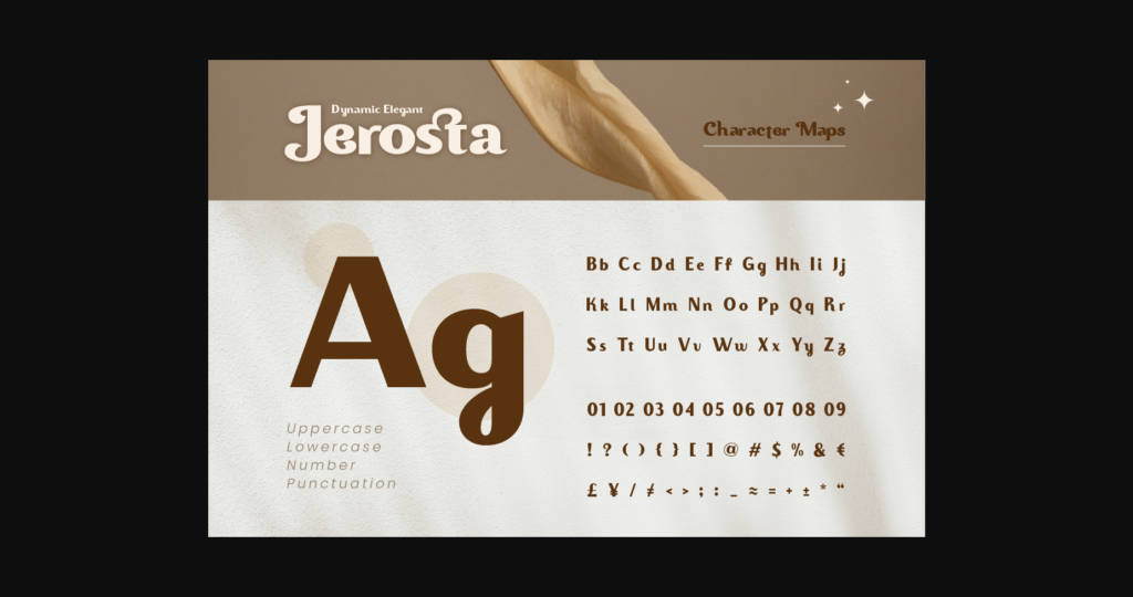 Jerosta Font Poster 4