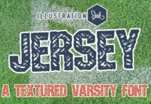 Jersey Font Poster 1