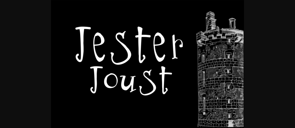 K26 Jester Joust Font Poster 1