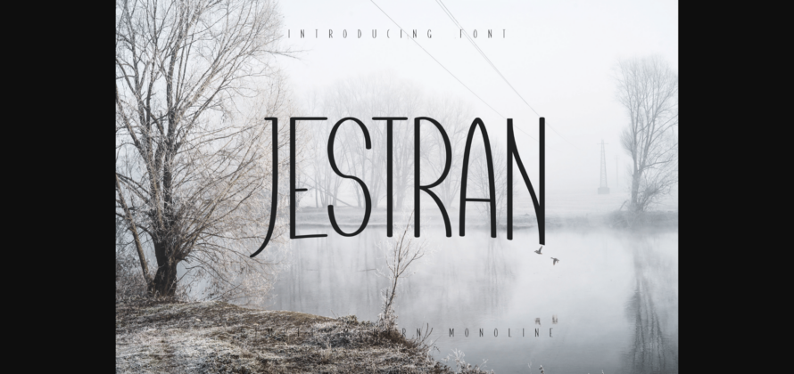 Jestran Font Poster 3