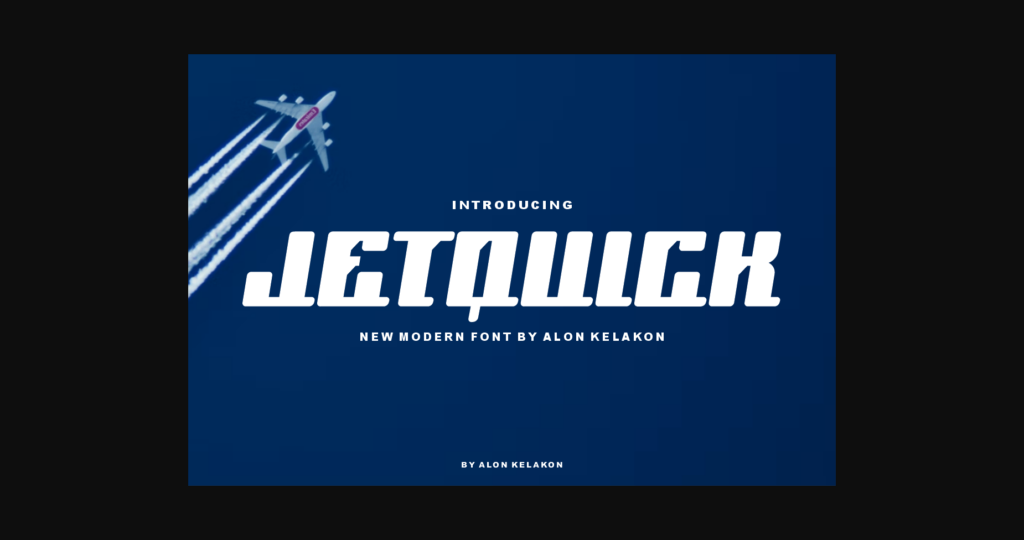 Jetquick Font Poster 1