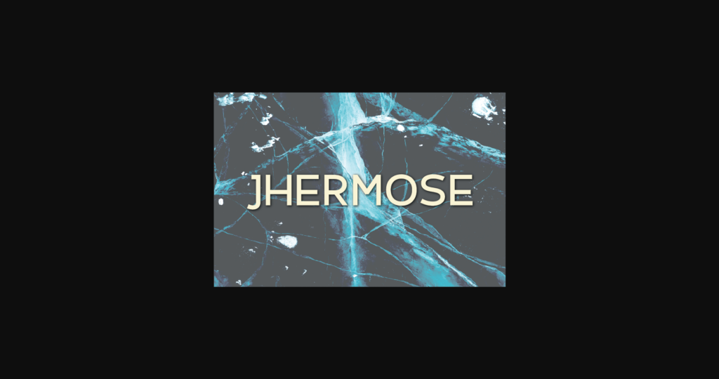 Jhermose Font Poster 1