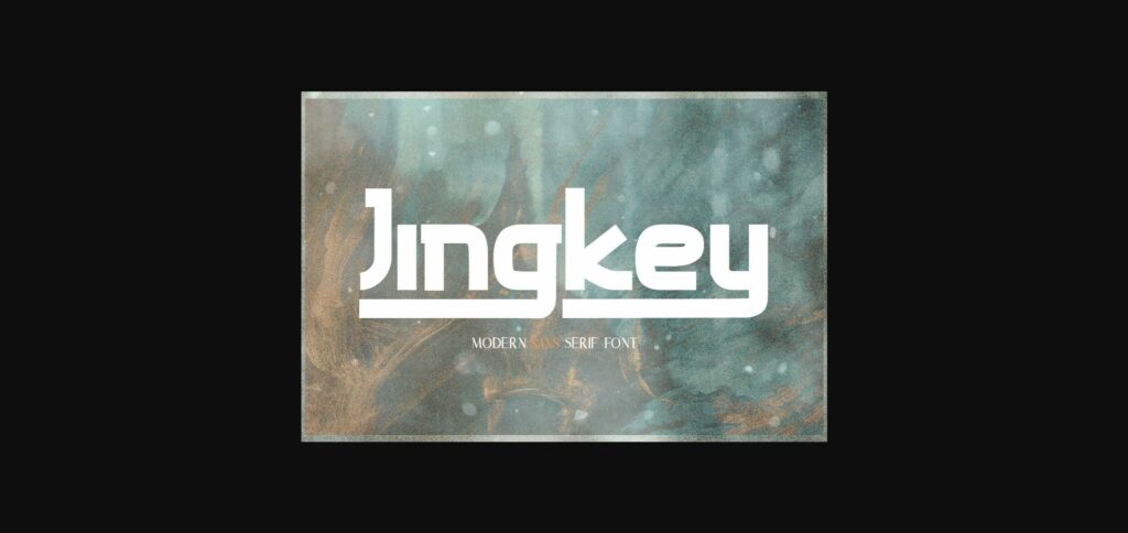 Jiegkey Font Poster 3