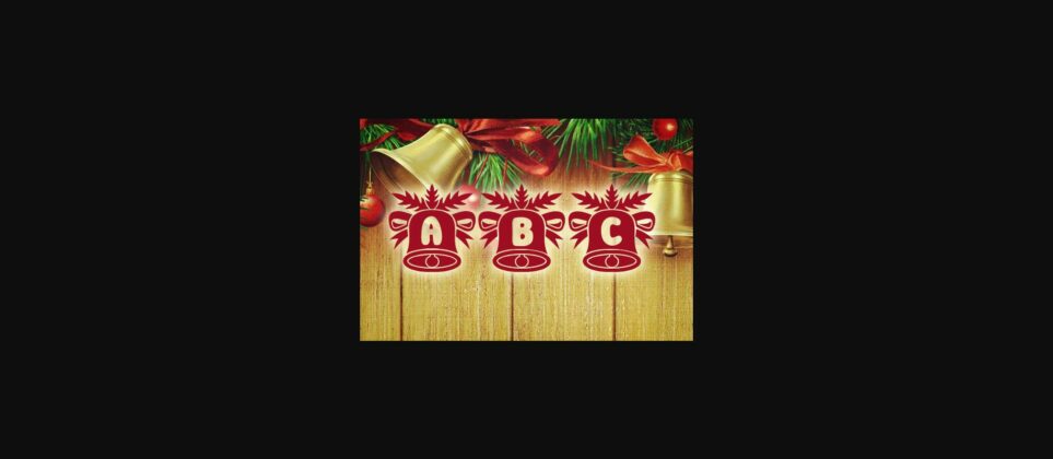 Jingle Bells Font Poster 2