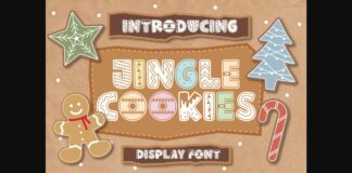 Jingle Cookies Font Poster 1