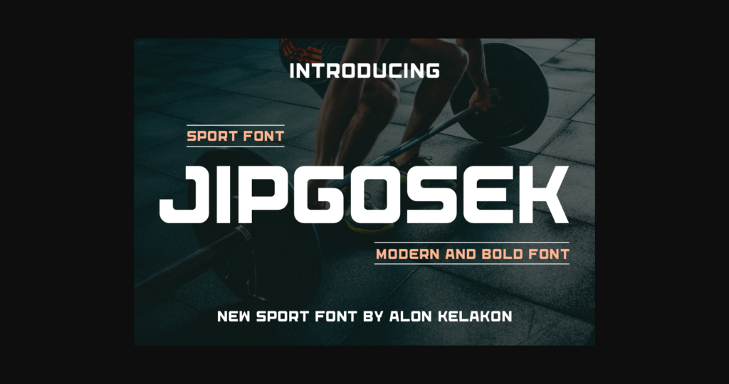 Jipgosek Font Poster 3