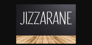 Jizzarane Font Poster 1