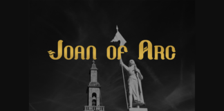 Joan of Arc Font Poster 1