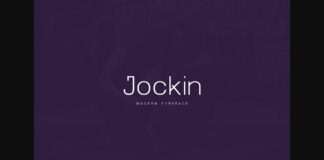 Jockin Font Poster 1