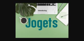 Jogets Font Poster 1