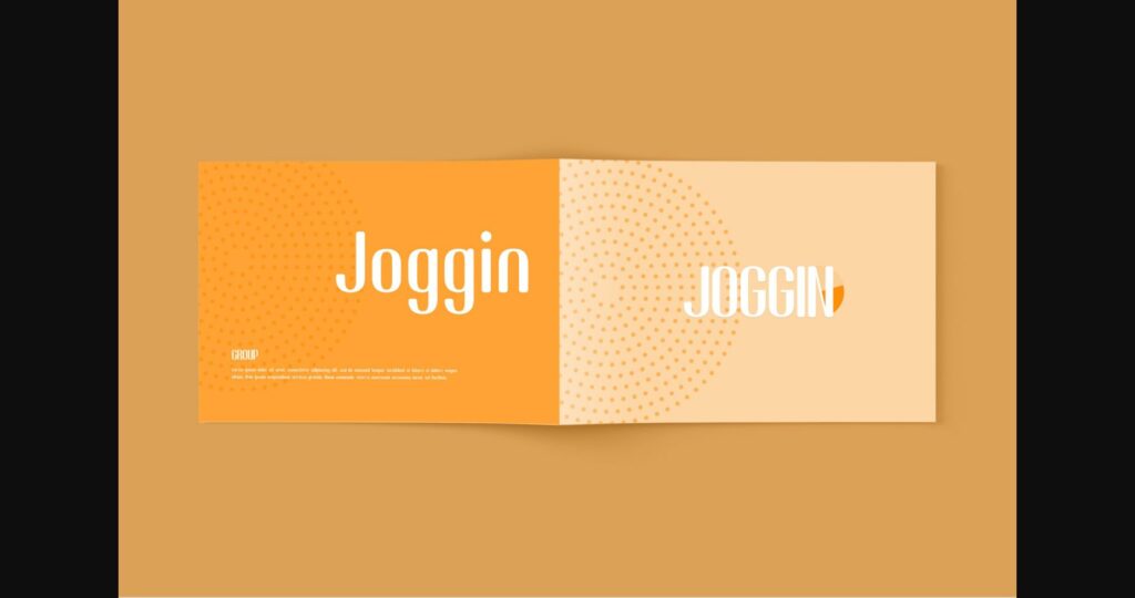 Joggin Font Poster 5