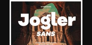 Jogler Font Poster 1