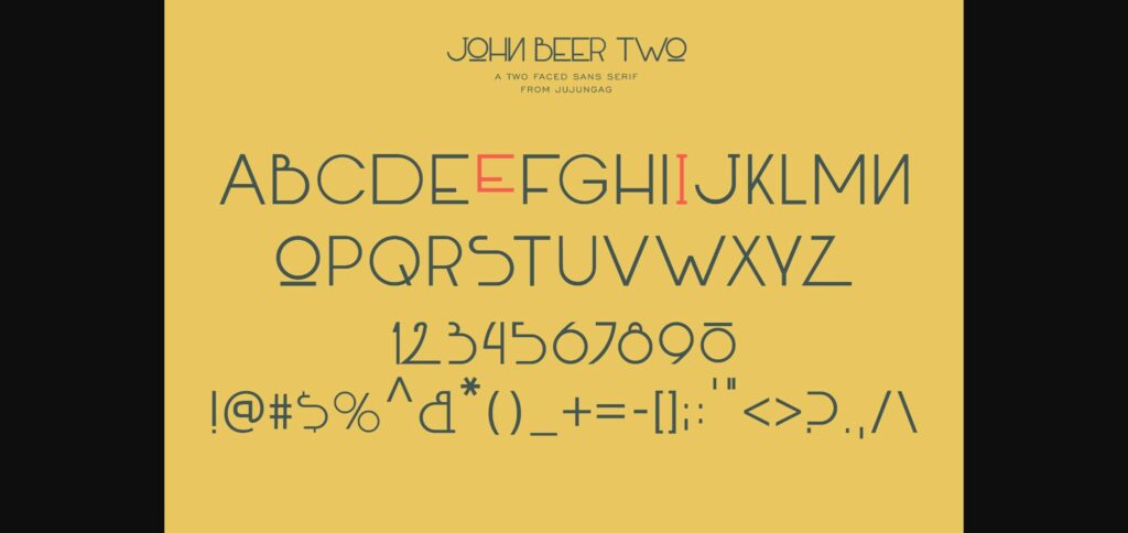 John Beer Font Poster 9