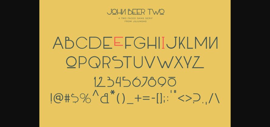 John Beer Font Poster 9