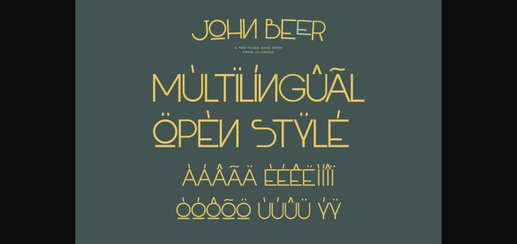 John Beer Font Poster 10