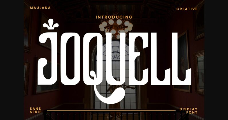 Joquell Font Poster 3