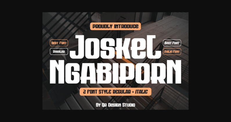 Joskel Ngabiporn Font Poster 3