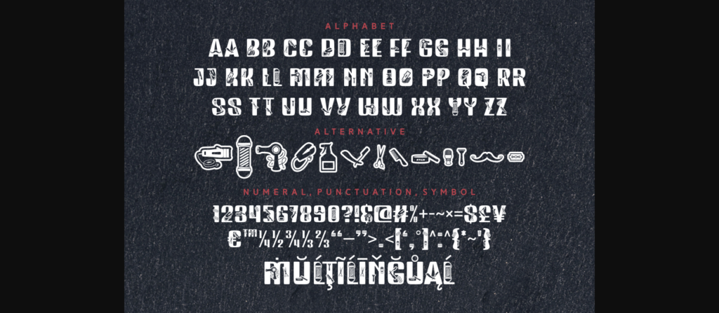 Joyful Barbershop Font Poster 8