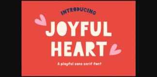 Joyful Heart Font Poster 1