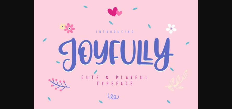 Joyfully Font Poster 1