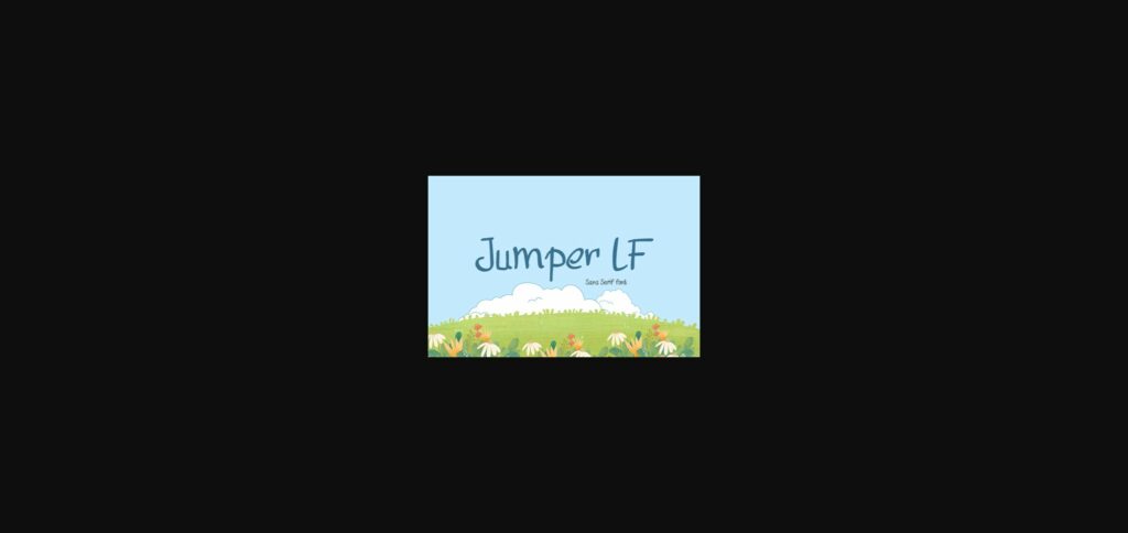 Jumper Font Poster 3