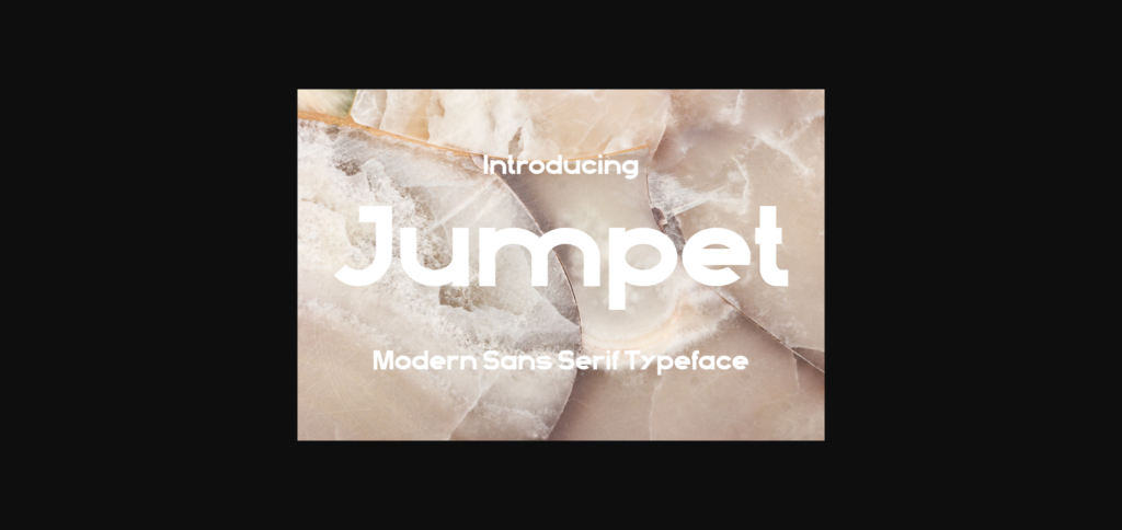 Jumpet Font Poster 3