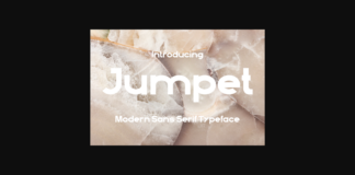 Jumpet Font Poster 1