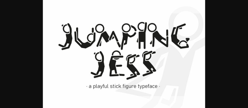 Jumping Jess Font Poster 3