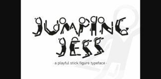 Jumping Jess Font Poster 1