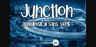 Junction Font Poster 1