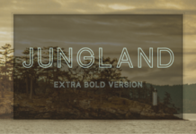 Jungland Outline Extra Bold Font