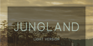 Jungland Outline Light Font