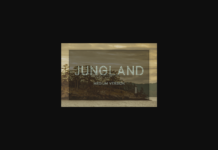 Jungland Outline Medium Font Poster 1