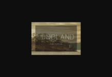 Jungland Thin Font Poster 1