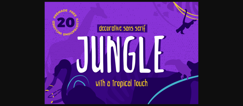 Jungle Font Poster 1