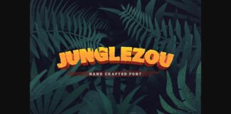 Junglezou Font Poster 1