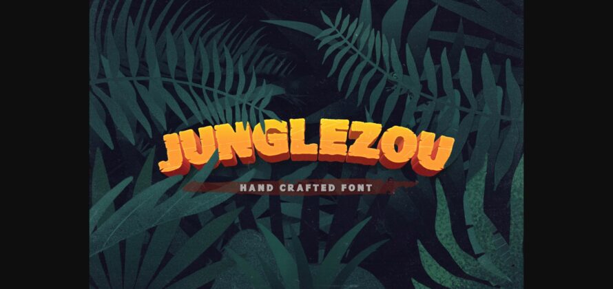 Junglezou Font Poster 1