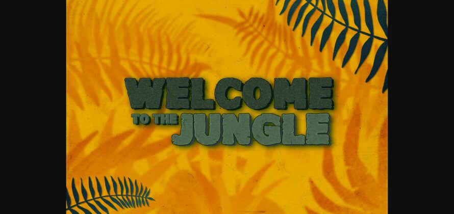 Junglezou Font Poster 4