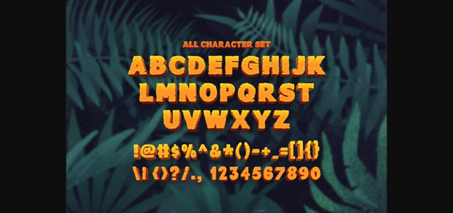 Junglezou Font Poster 8