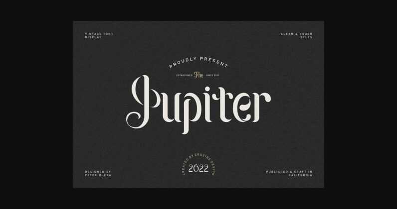 Jupiter Font Poster 1