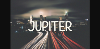 Jupiter Font Poster 1