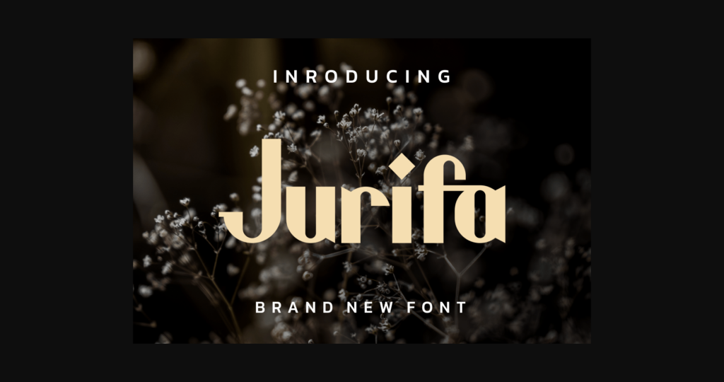 Jurifa Font Poster 3