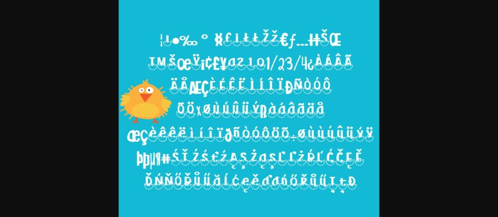 Just Hatched Font Poster 6