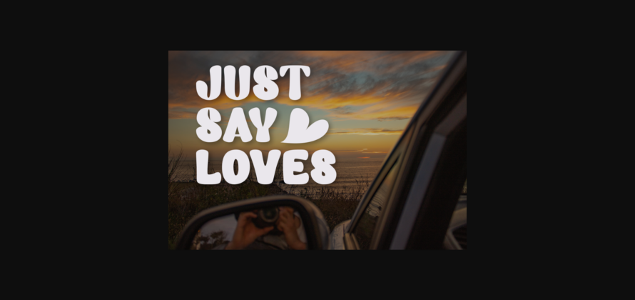 Just Love Font Poster 5