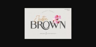 Justin Brown Duo Font Poster 1