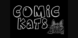 K26 Comic Kats Font Poster 1