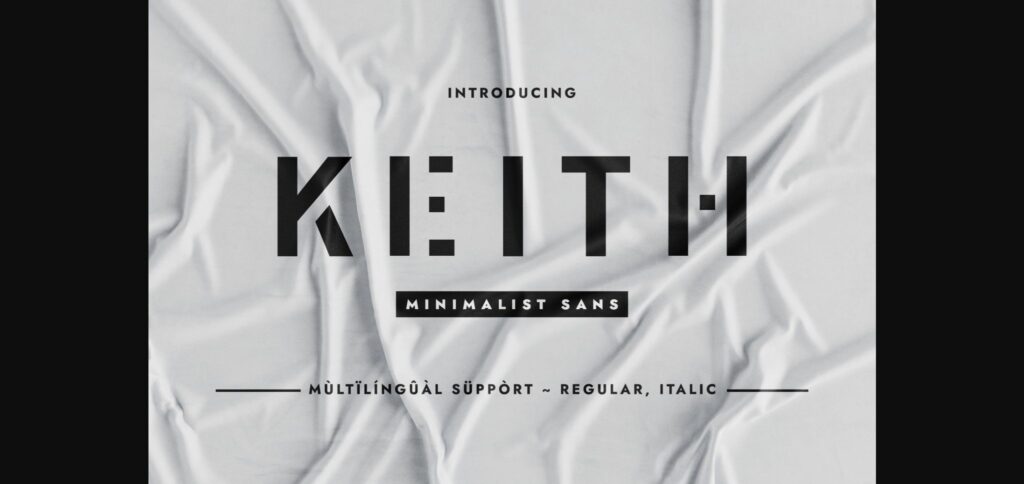 Keith Font Poster 3
