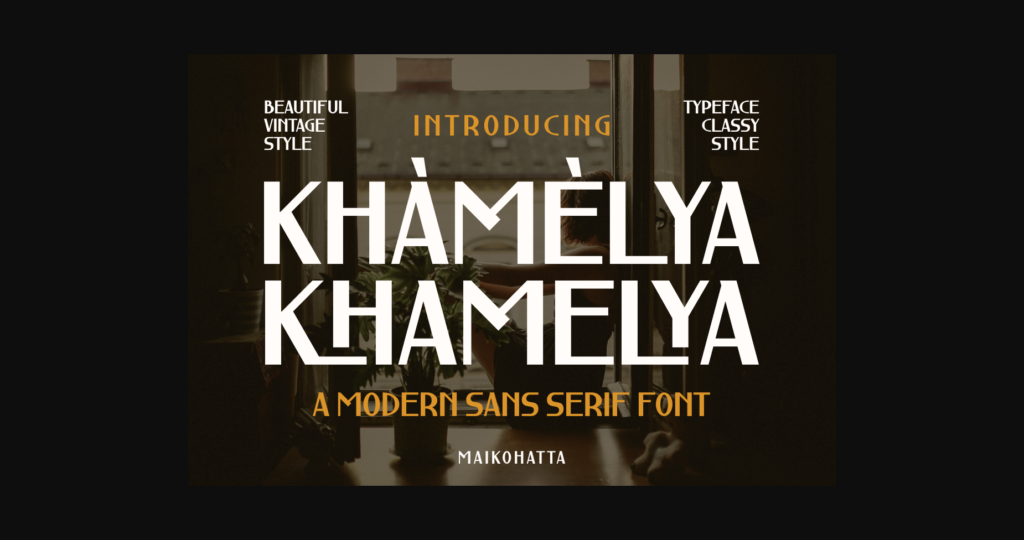 Khamelya Font Poster 1