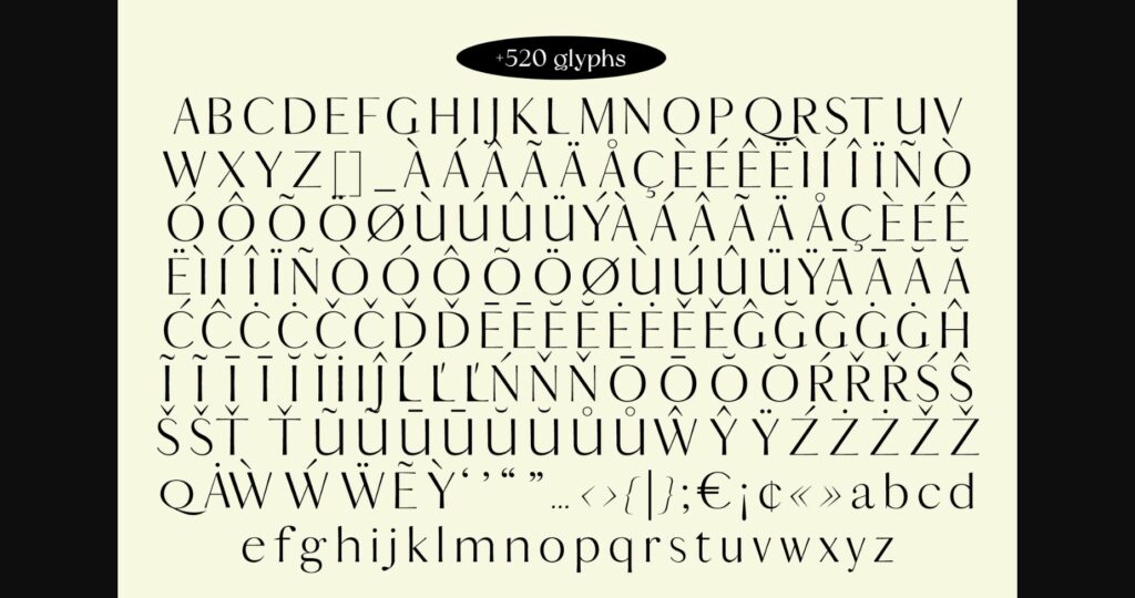 Kiaera Font Poster 10