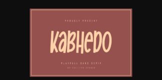 Kabhedo Font Poster 1